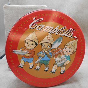 1997 Campbell's Soup Colelctible Tin Soup Kids Boys by Olive Can
